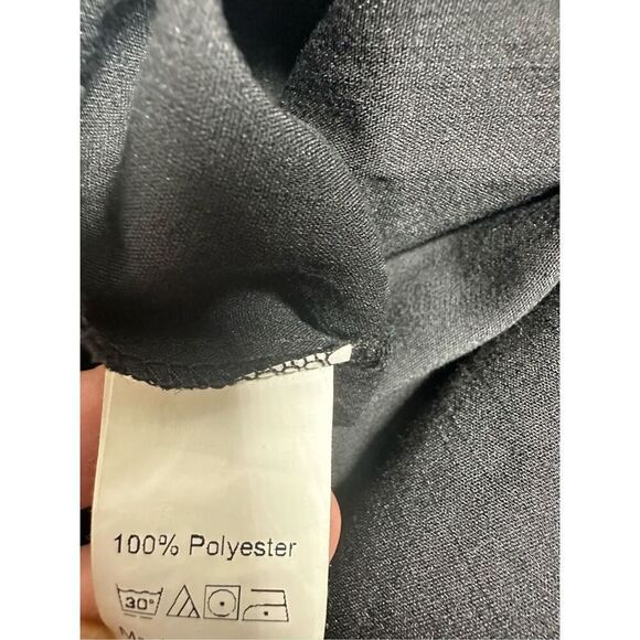 Shein Women’s Black Open Back Beachy Maxi Dress Size 8/10 Lagenlook - Picture 11 of 12